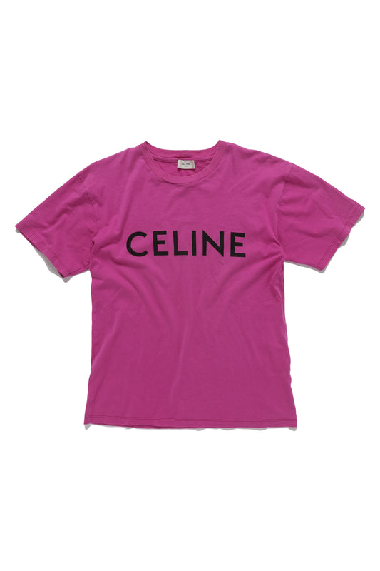 Celine Pink Logo T-shirt