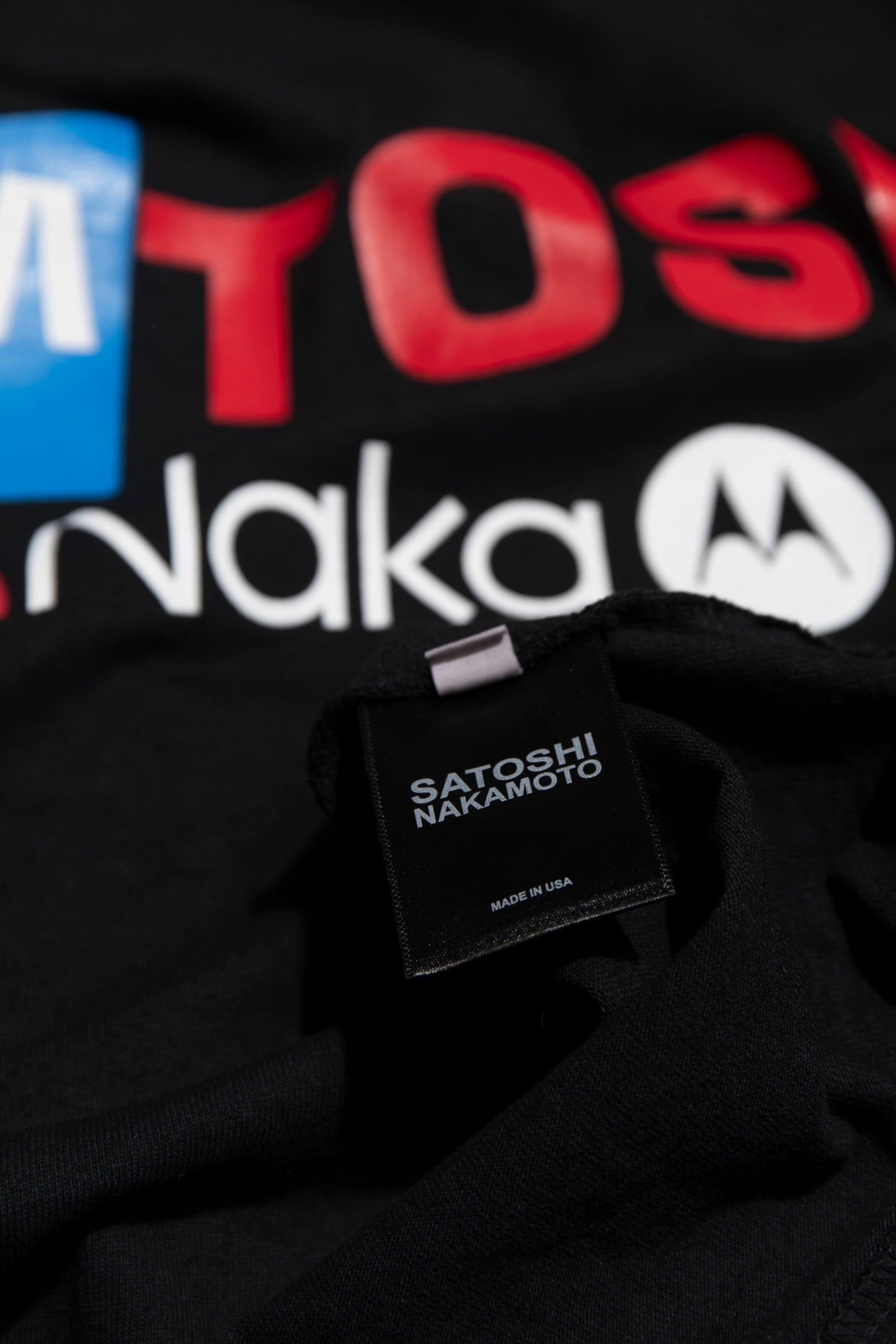 Satoshi Nakamoto Samsung Split Graphic T-shirt