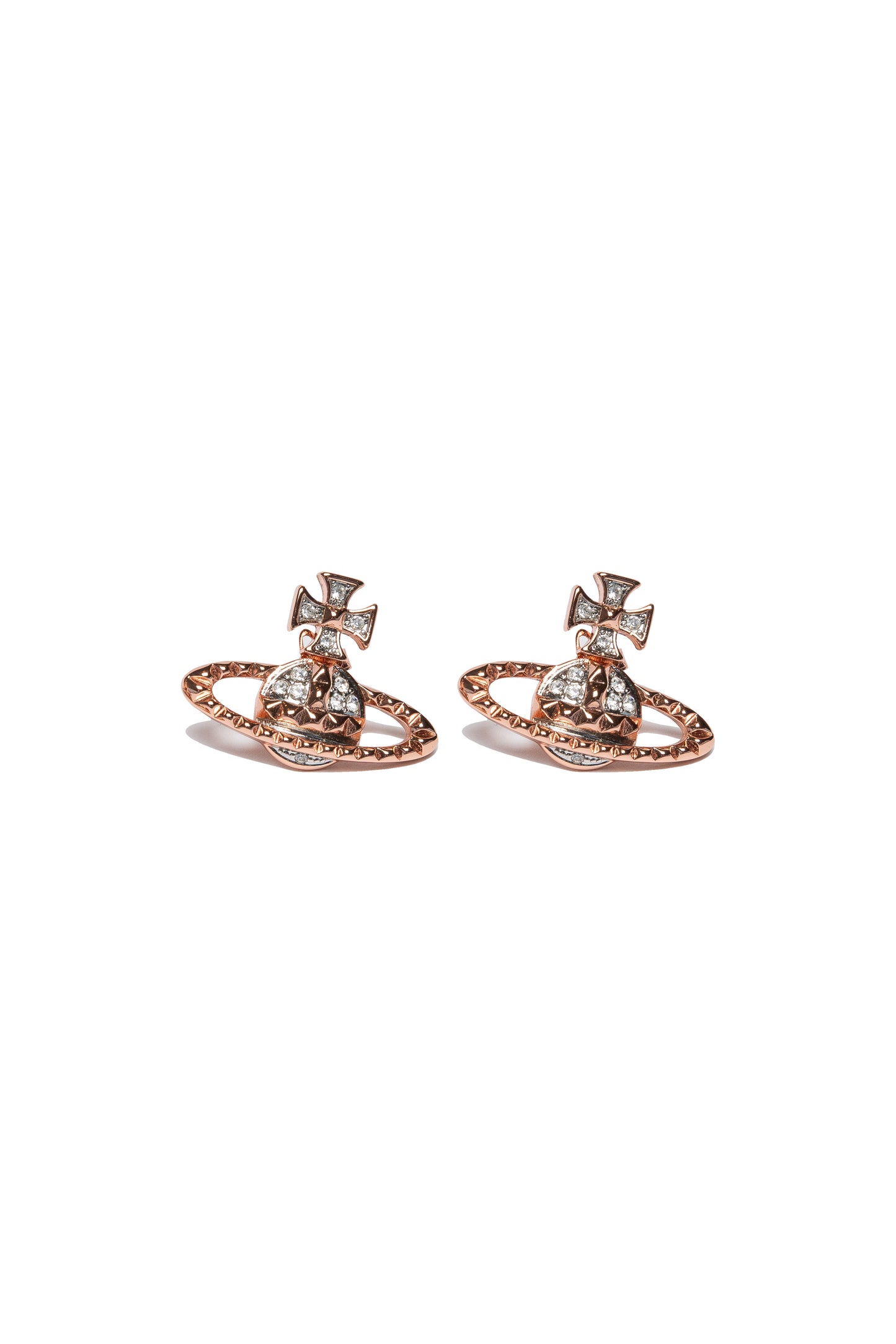 Vivienne Westwood Crystal Mayfair Bas Relief Earrings