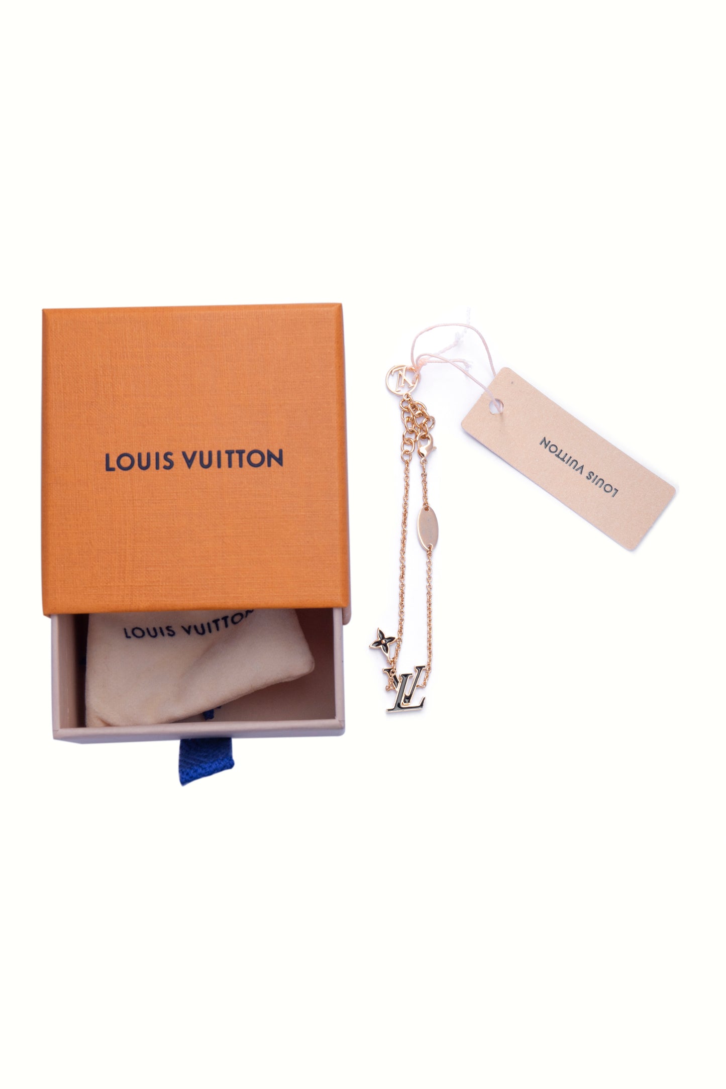 Louis Vuitton Gold Loulougram Bracelet