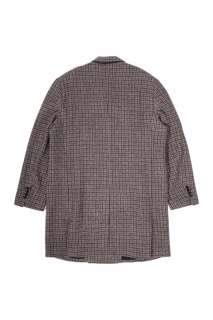 Balenciaga 18AW Double Breasted Tweed Coat