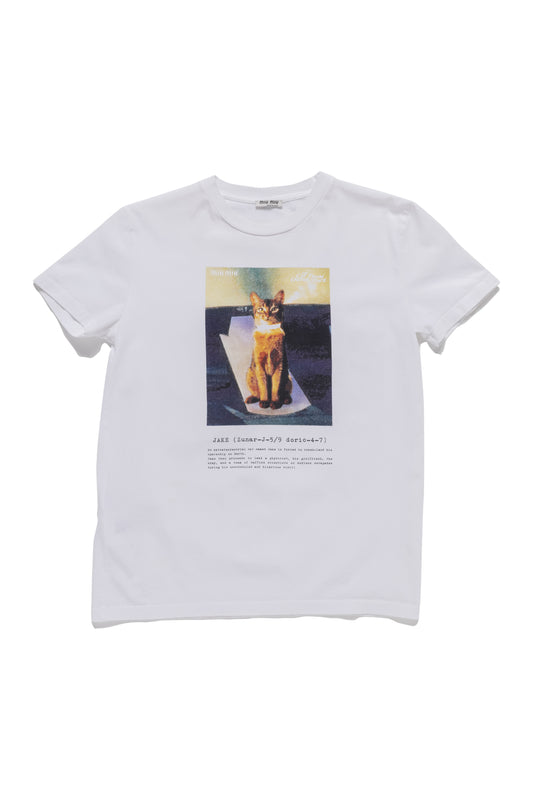 Miu Miu The Cat From Outer Space Print T-shirt