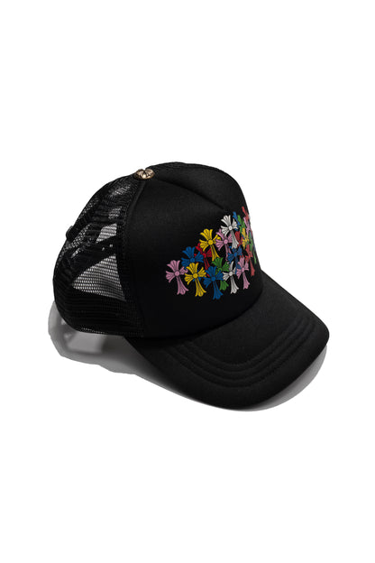 Chrome Hearts Multi Color Cross Trucker Hat