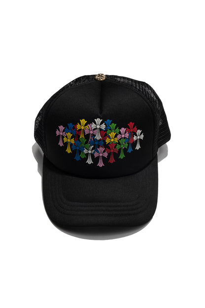 Chrome Hearts Multi Color Cross Trucker Hat