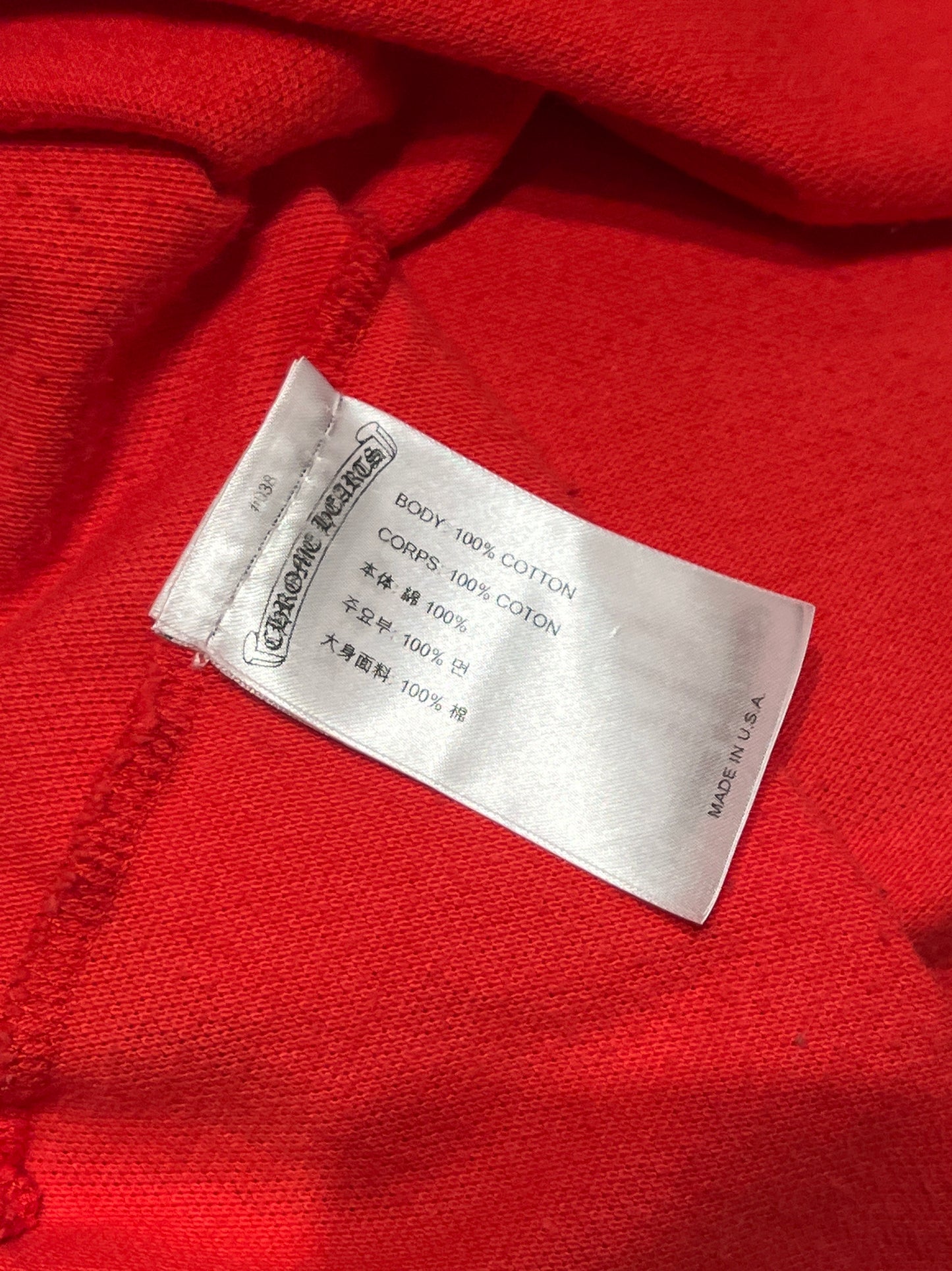 Chrome Hearts x Matty Boy Sex Records Red Polo STAFF T-shirt