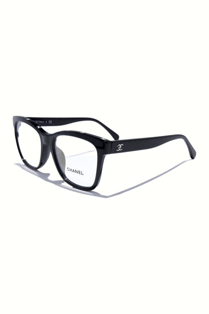 Chanel Acetate CC Square Eyeglasses 3392 Black