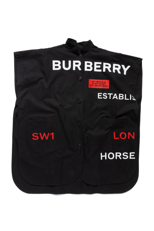 Burberry Runway Horseferry Poncho