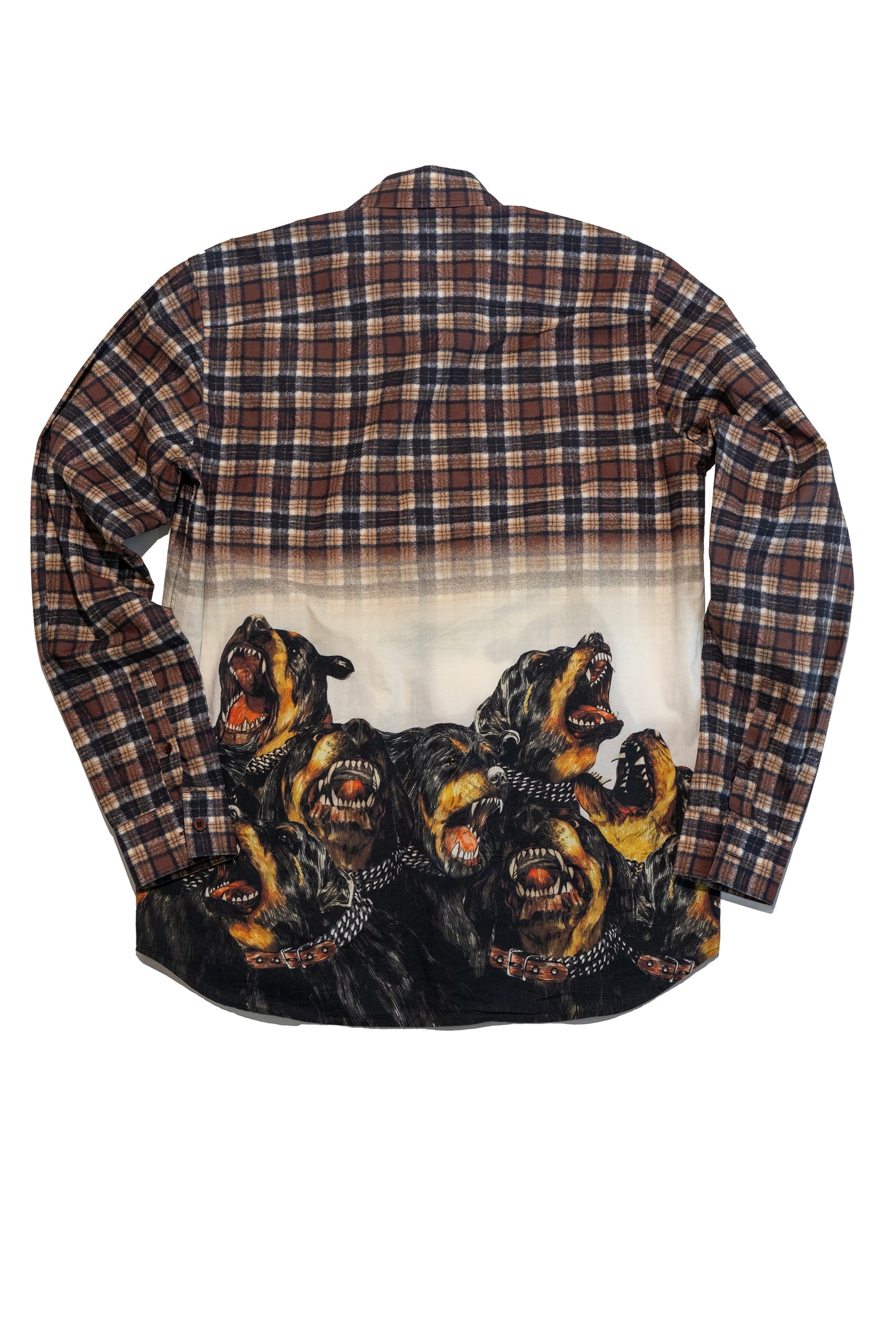 Givenchy AW11 Rottweiler Plaid Shirt