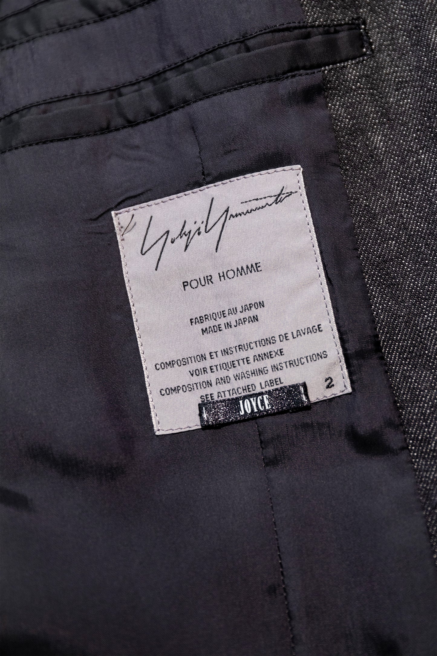 Yohji Yamamoto Pour Homme 00AW Denim Jacket