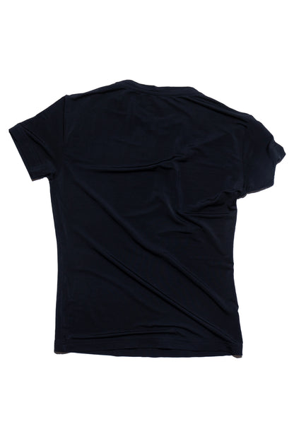 Y/PROJECT Logo-plaque Viscose T-shirt in Black