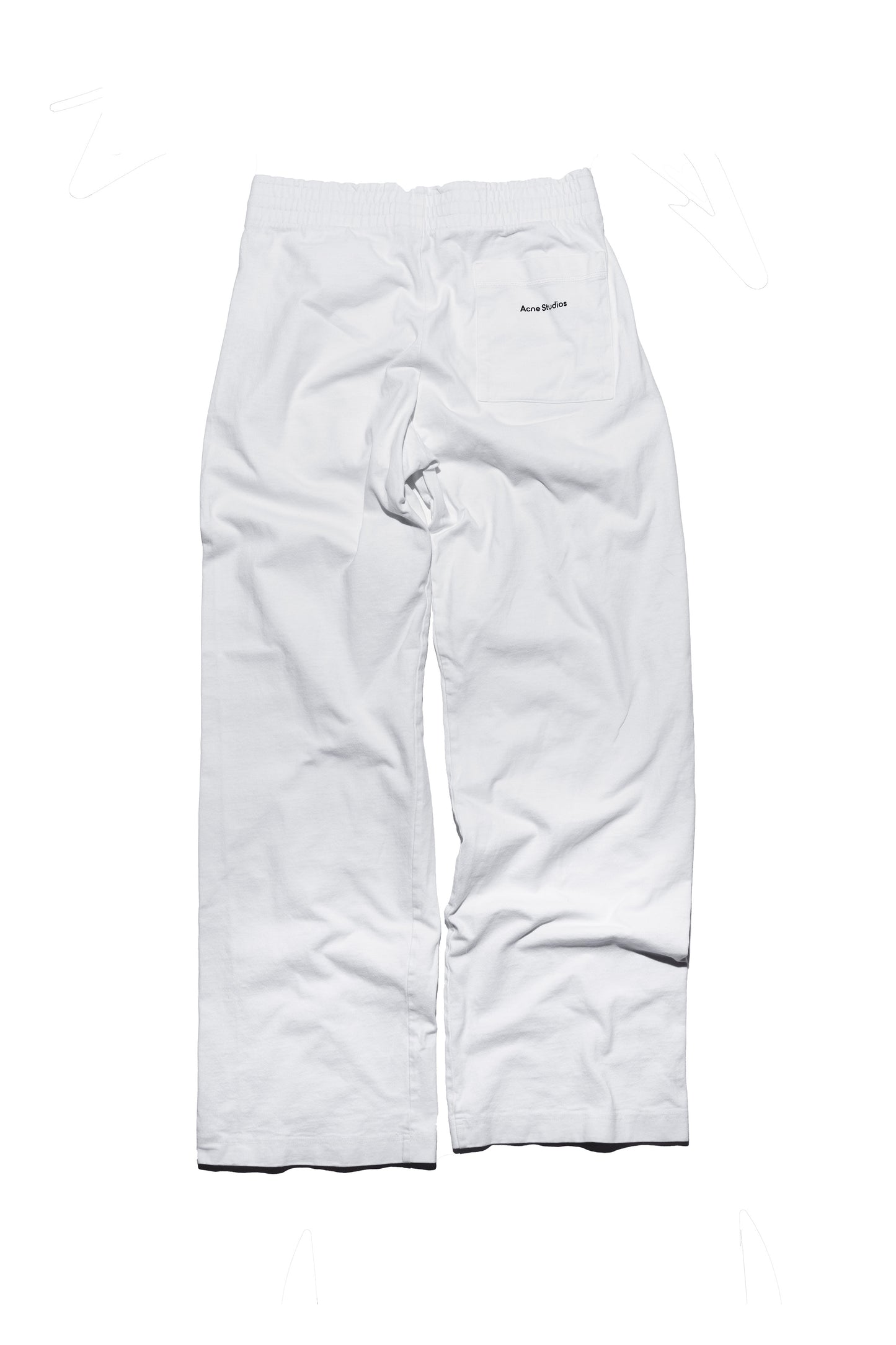 Acne Studios White Track Pants