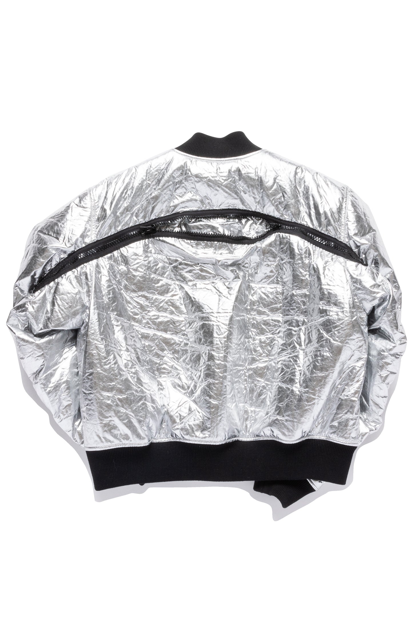 Dries Van Noten Vellow Bomber Jacket Silver