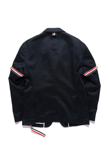 Thom Browne Cotton Twill Grosgrain Armband Sport Coat