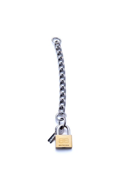 Balenciaga Lock And Key Chain Bracelet