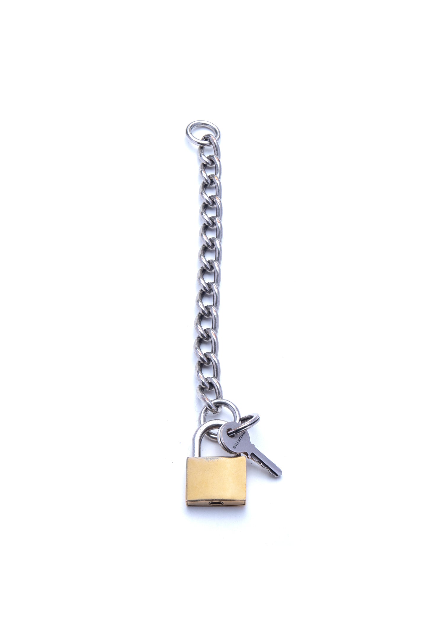 Balenciaga Lock And Key Chain Bracelet