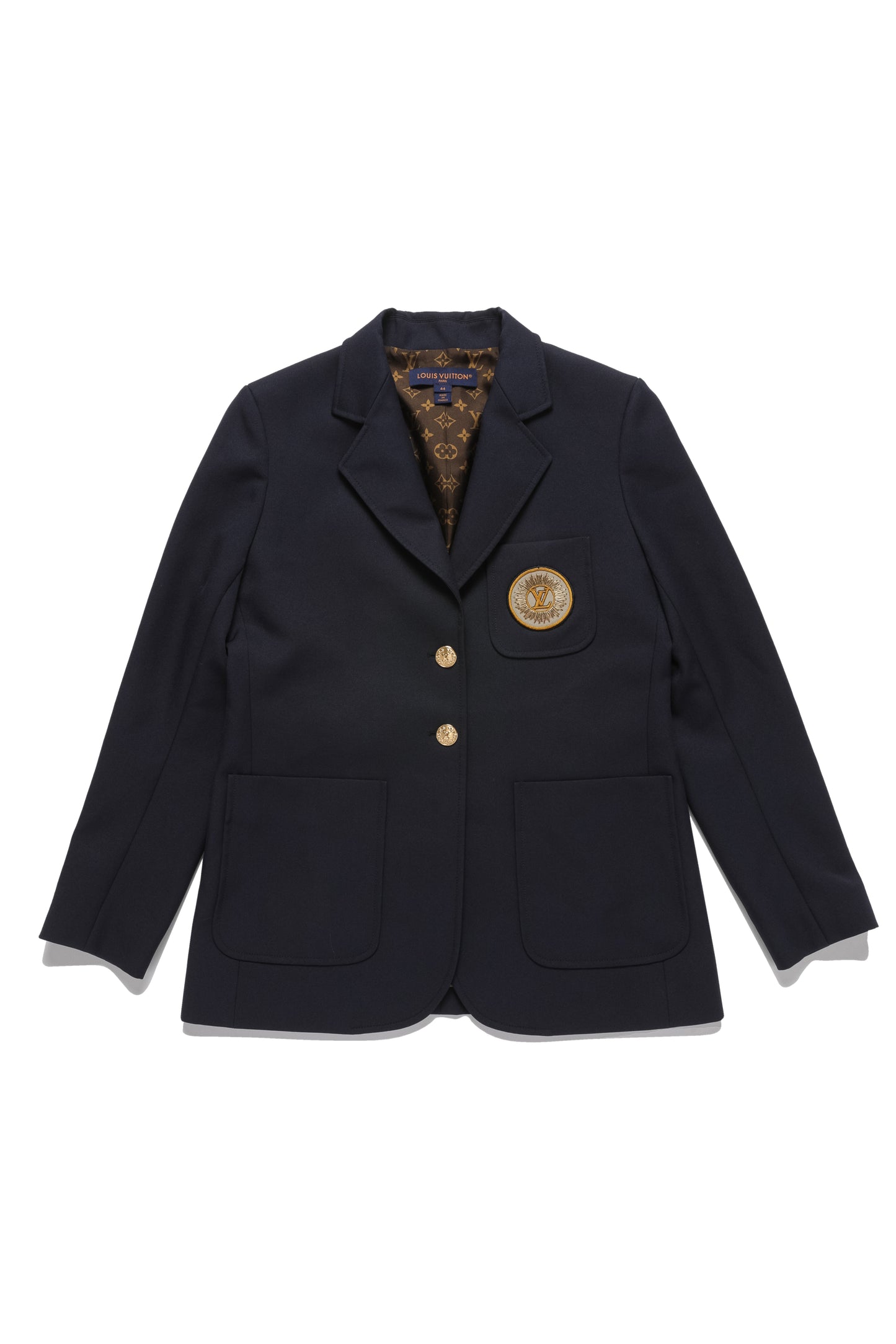 Louis Vuitton Navy Preppy Wool Blazer