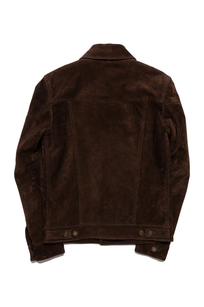 Saint Laurent Suede Trucker Jacket