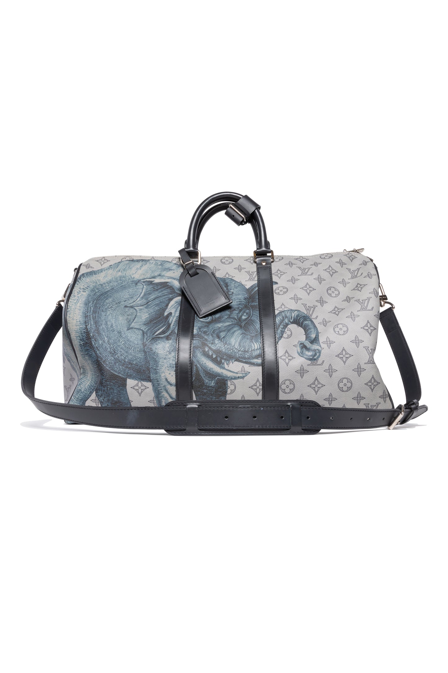 Louis Vuitton Savane Monogram Elephant Chapman Keepall Bandouliere 45 Dune