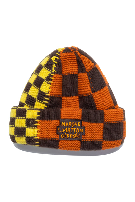 Louis Vuitton Runway Damier Pop Split Beanie