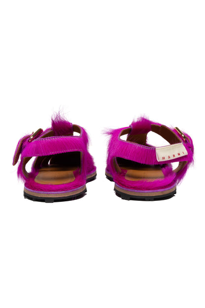 Marni Pink Fisherman's Sandals