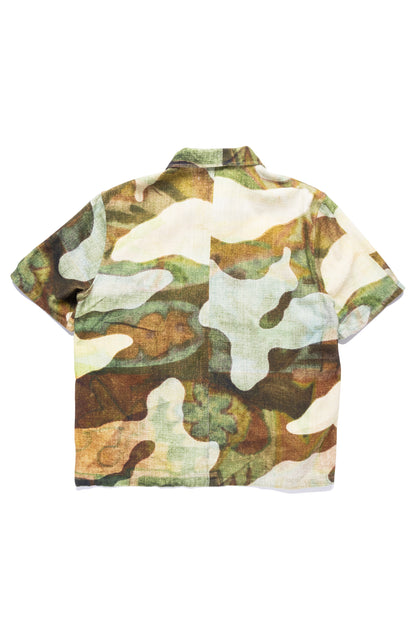 Our Legacy Landscape Camo Print Box Shortsleeved Shirt