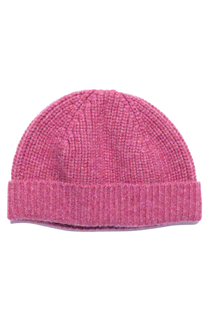 Celine Triomphe Beanie in Dark Pink