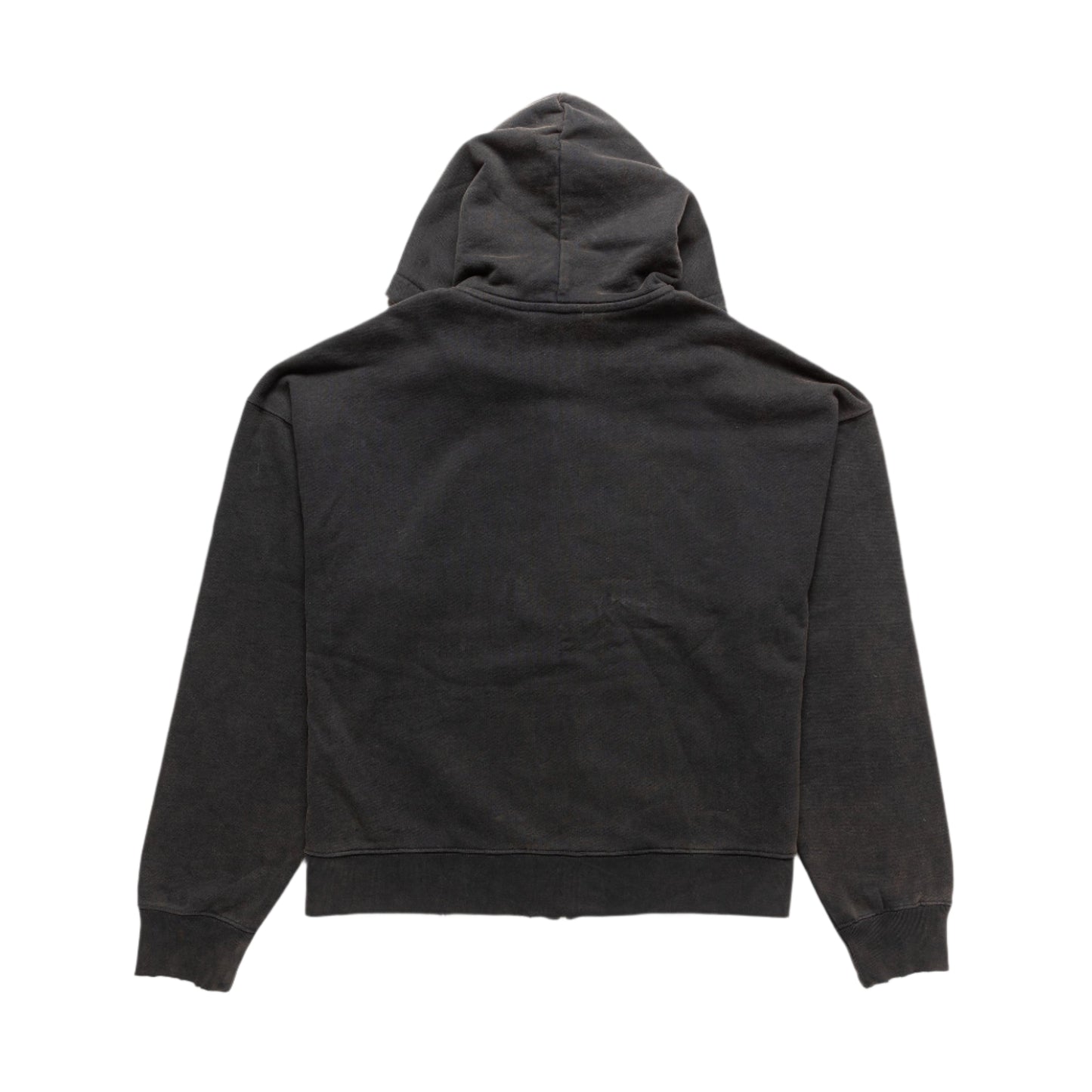 CEEC 25SS Distressed Logo Zip-up Hoodie Black