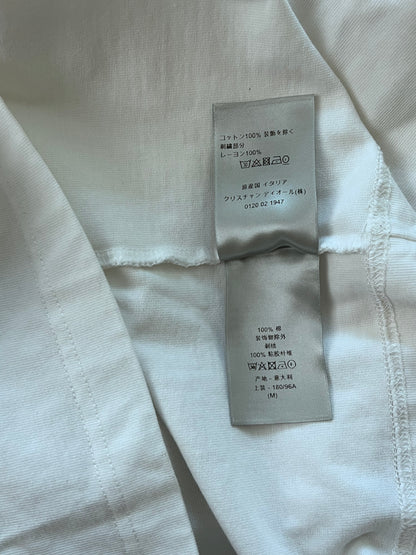 Dior White Embroidery Logo T-shirt