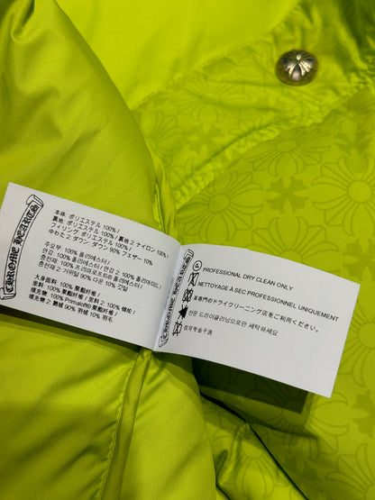 Chrome Hearts Monogram Puffer Vest Lime