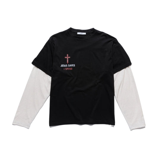 CEEC "Jesus Saves I Spend" 2-1 Long Sleeve T-shirt