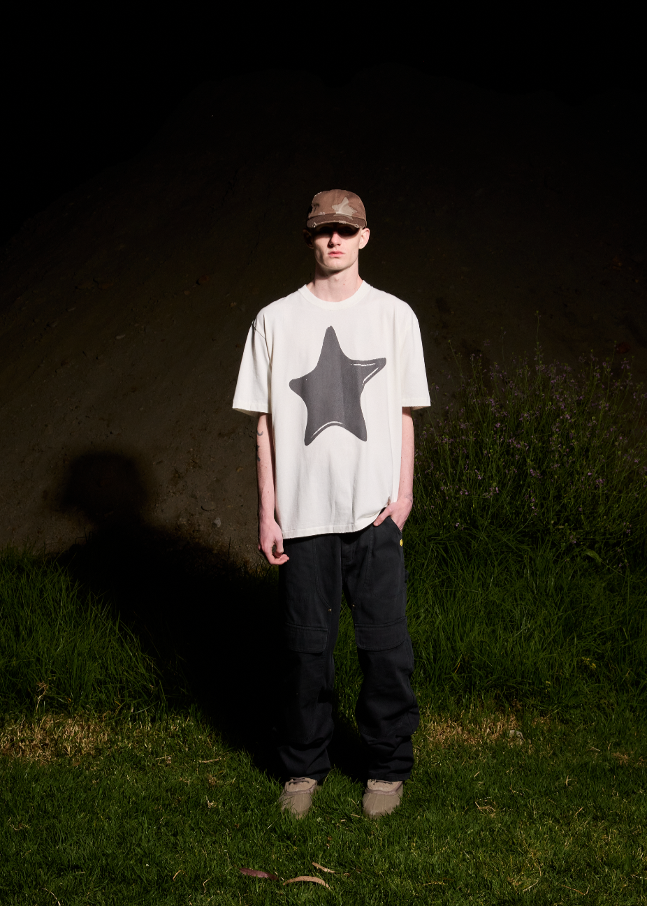 CEEC 3D Star Logo T-shirt in White