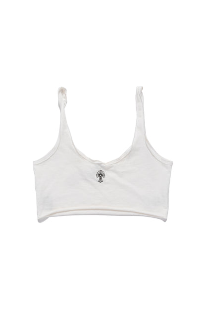 Chrome Hearts White CH Sanskirt Tank Top