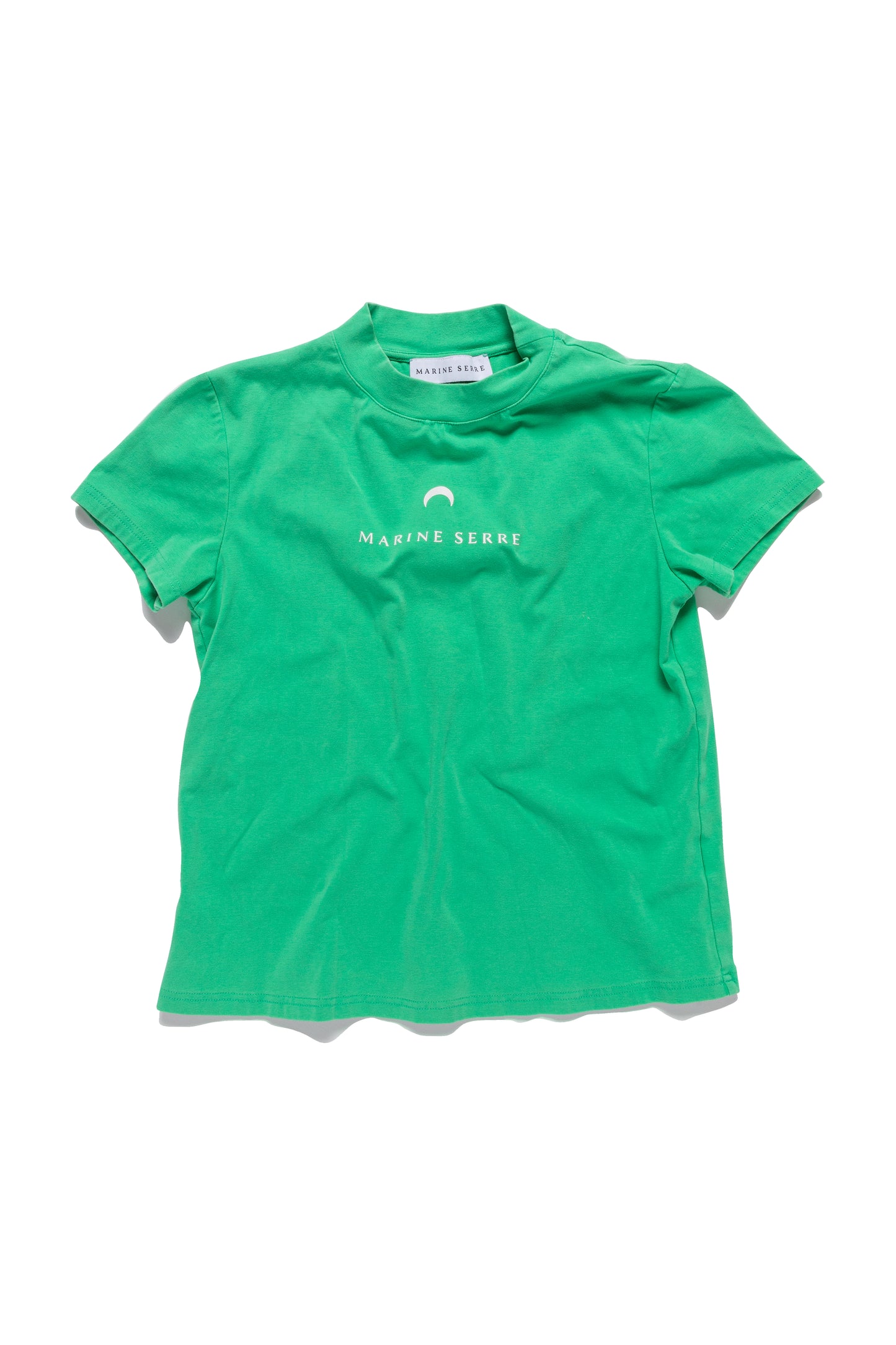 Marine Serre Logo T-shirt in Green