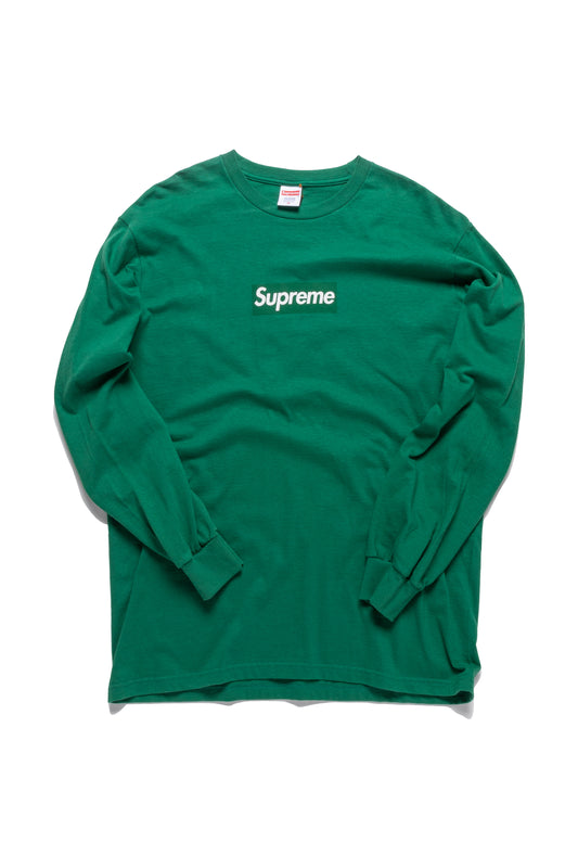 Supreme Green Box Logo Long Sleeve