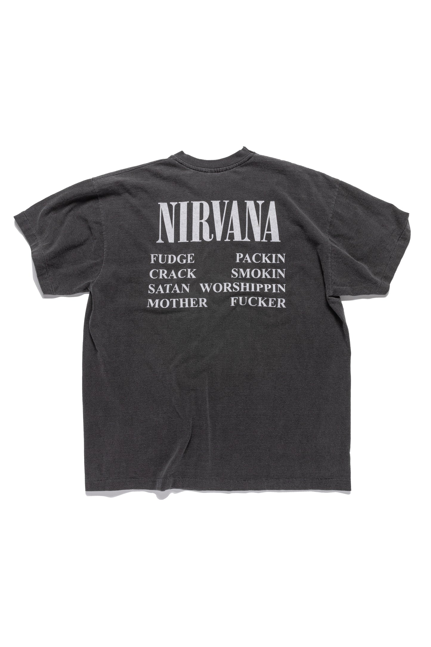 Vintage Nirvana Skull Print T-shirt