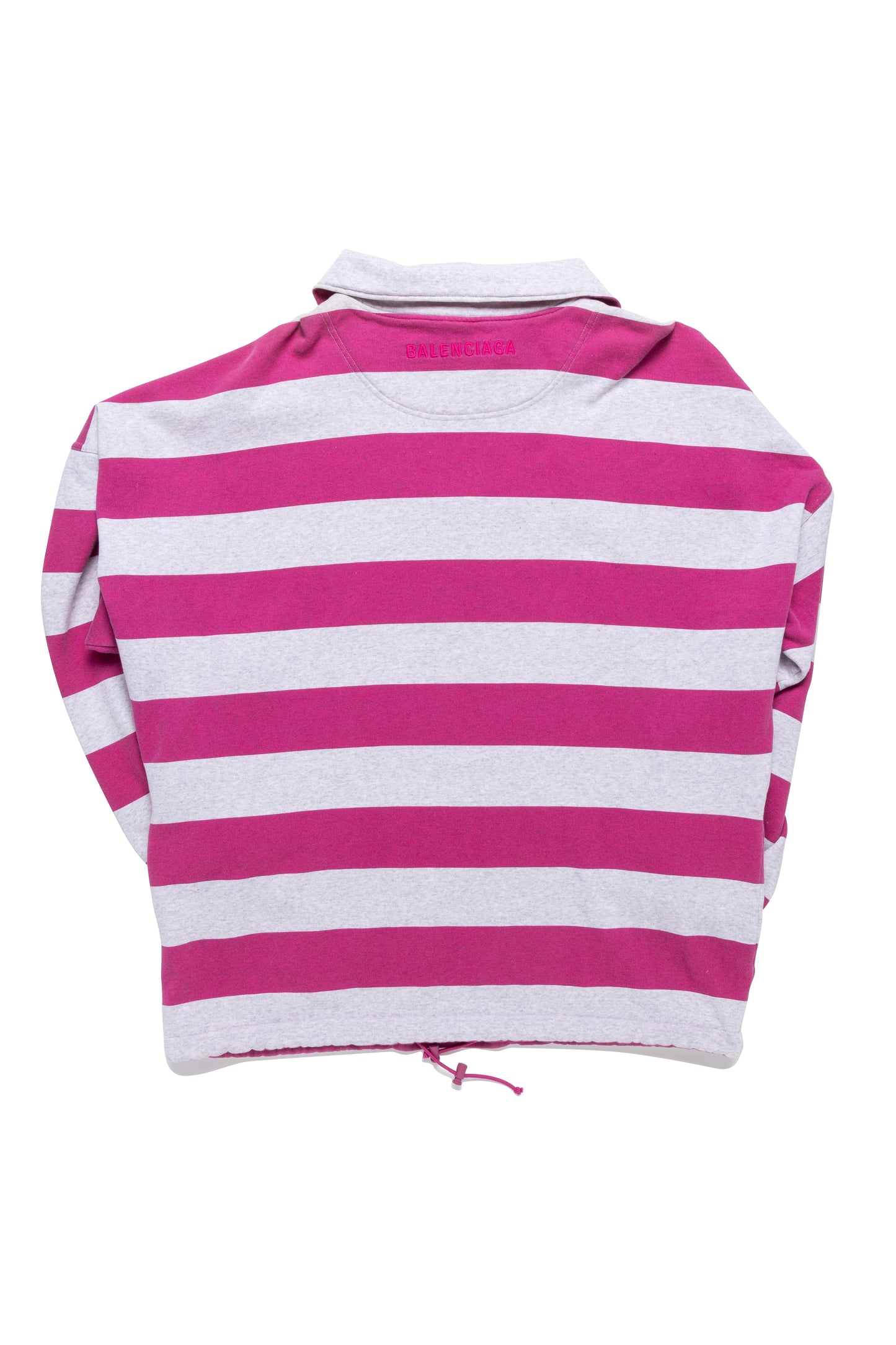 Balenciaga Pink Striped Sweatshirt