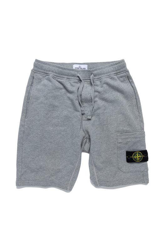 Stone Island Fleece Shorts in Melange Gray