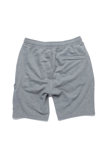 Stone Island Fleece Shorts in Melange Gray