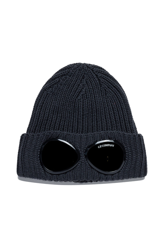 C.P Company Logo Print Kinned Beanie