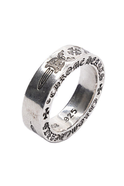 Chrome Hearts 6mm Silver Spacer Dagger Ring