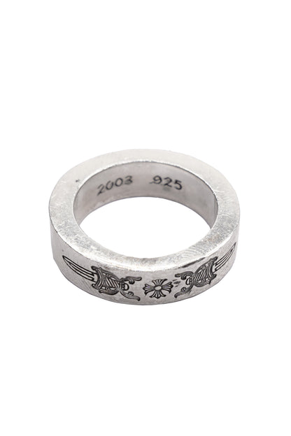 Chrome Hearts 6mm Silver Spacer Dagger Ring