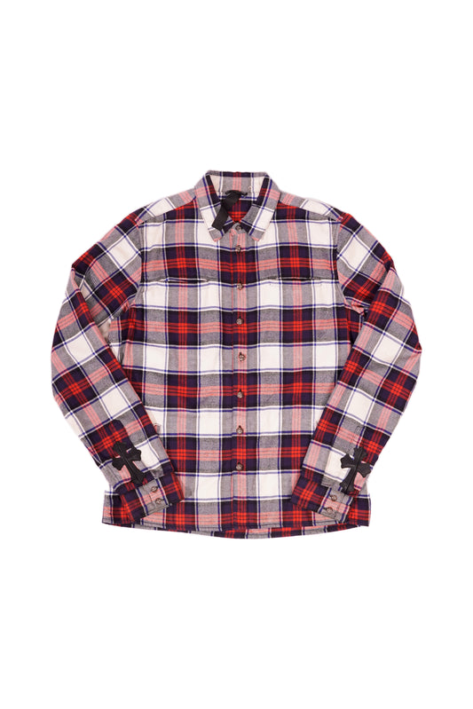 Chrome Hearts Flannel Plaid Shirt