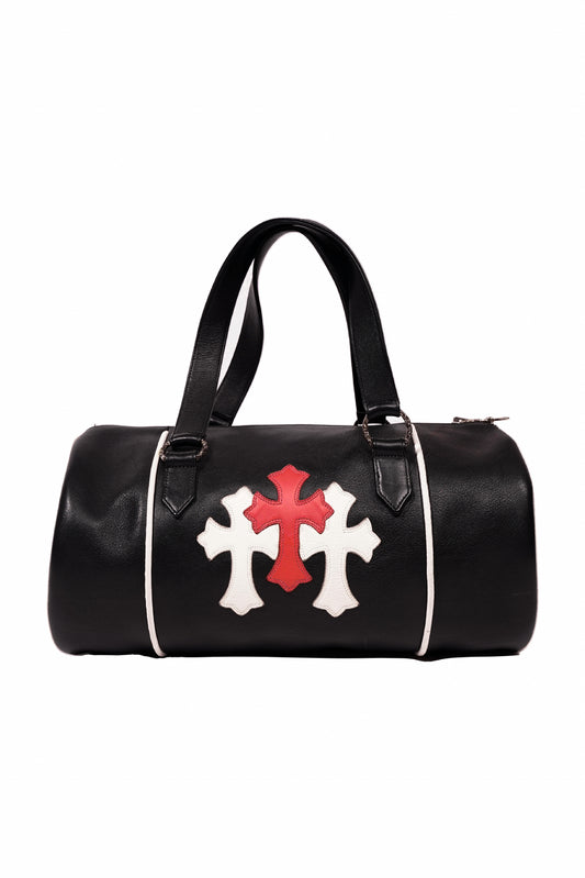 Chrome Hearts Red Cross Patch Duffle Bag