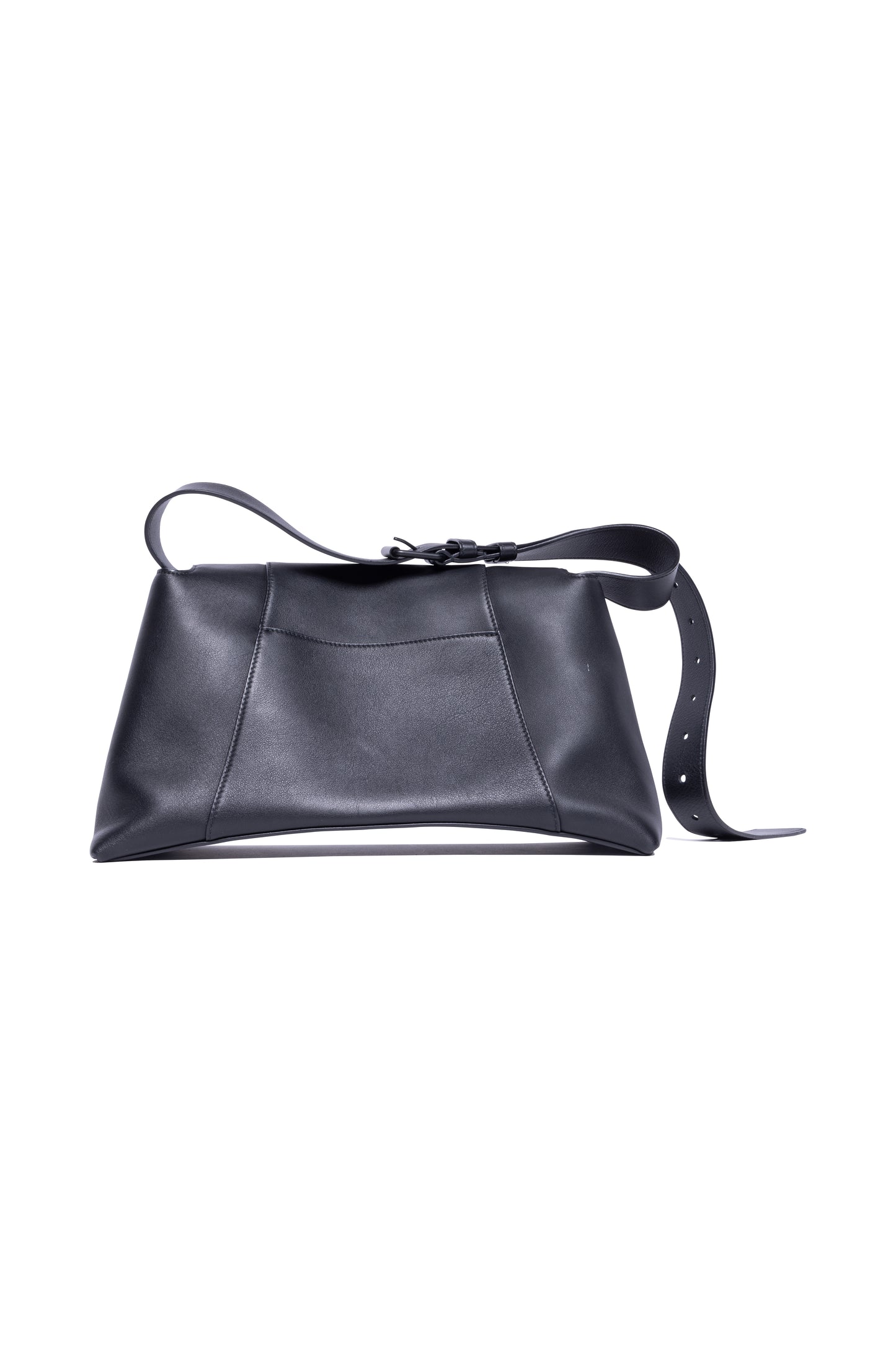 Balenciaga Downtown Semi Shiny Smooth Calfskin Shoulder Bag