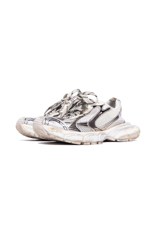 Balenciaga 3XL Sneaker in White and Black Mesh and Polyurethane