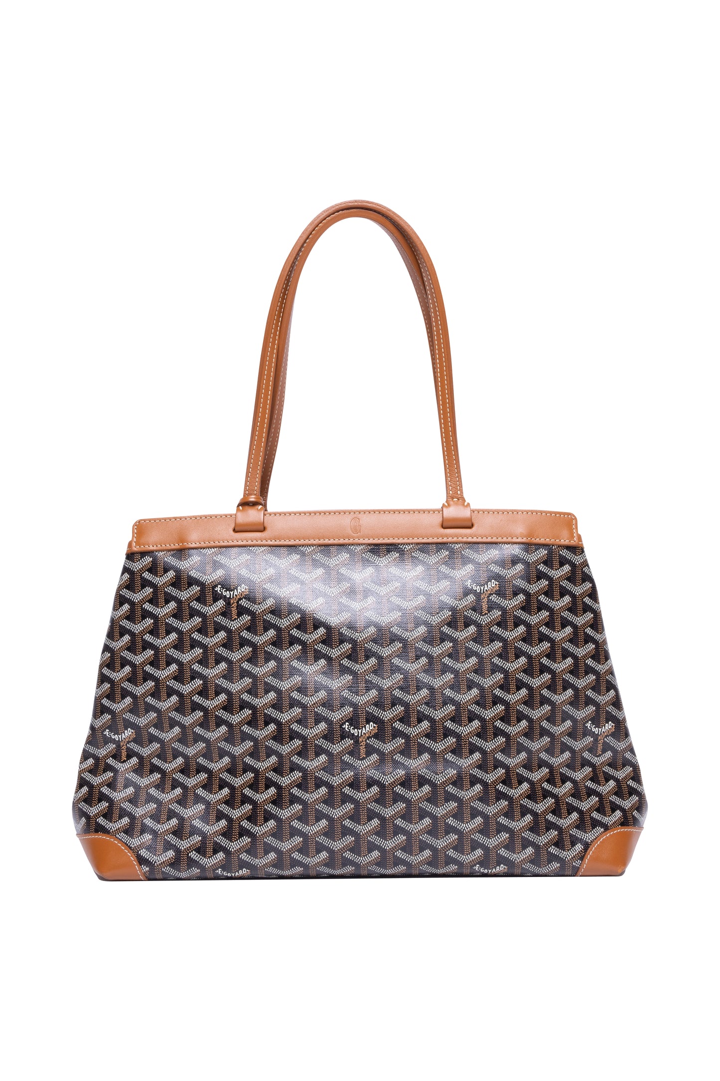 Goyard Goyardine Bellechasse PM Tote Black Gold